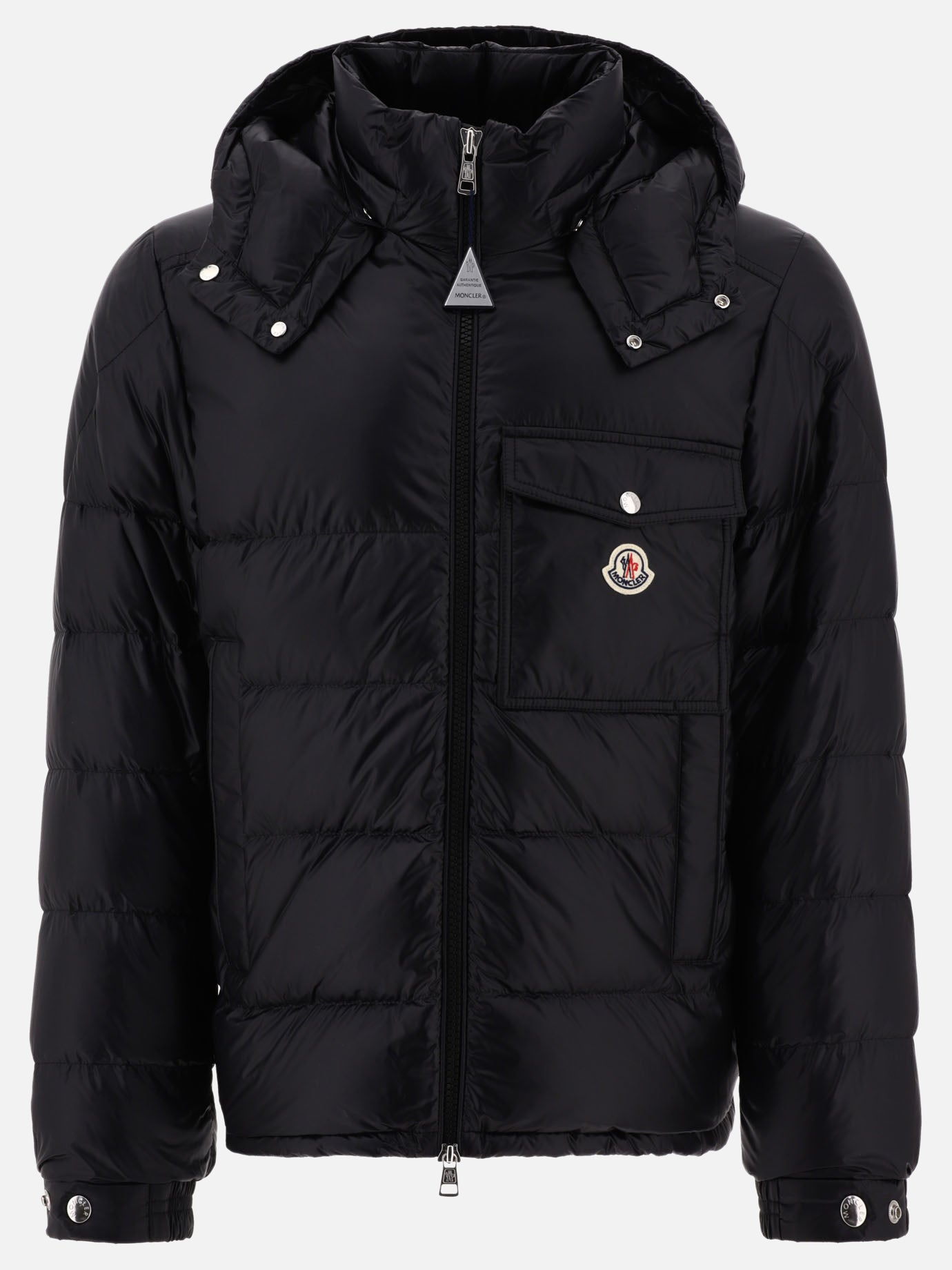 Down coats 100% poliammide - Imbottitura: piumino e piuma  Black - Moncler Men | PDP | VIETTI Online Store | Zoom-Modal
