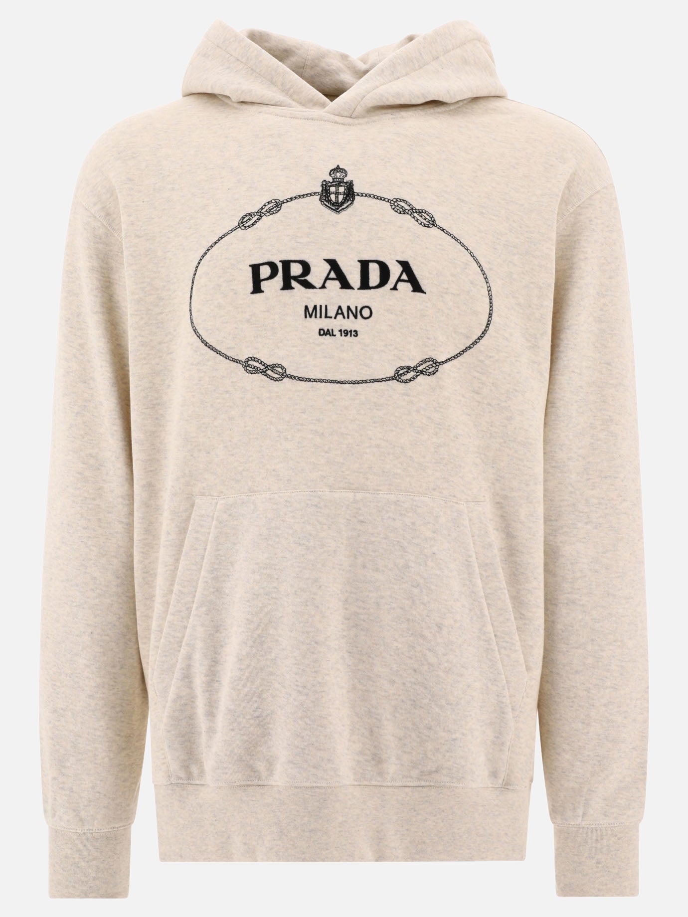 Hoodies 100% cotone  Beige - Prada Men | PDP | VIETTI Online Store | Zoom-Modal
