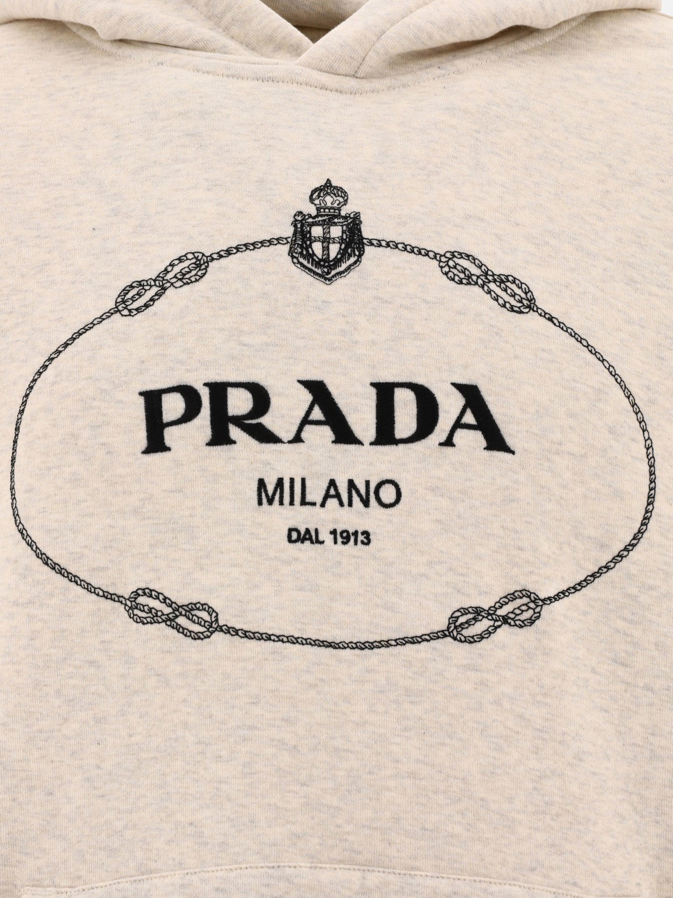 Hoodies 100% cotone  Beige - Prada Men | PDP | VIETTI Online Store | Zoom-Modal_3

