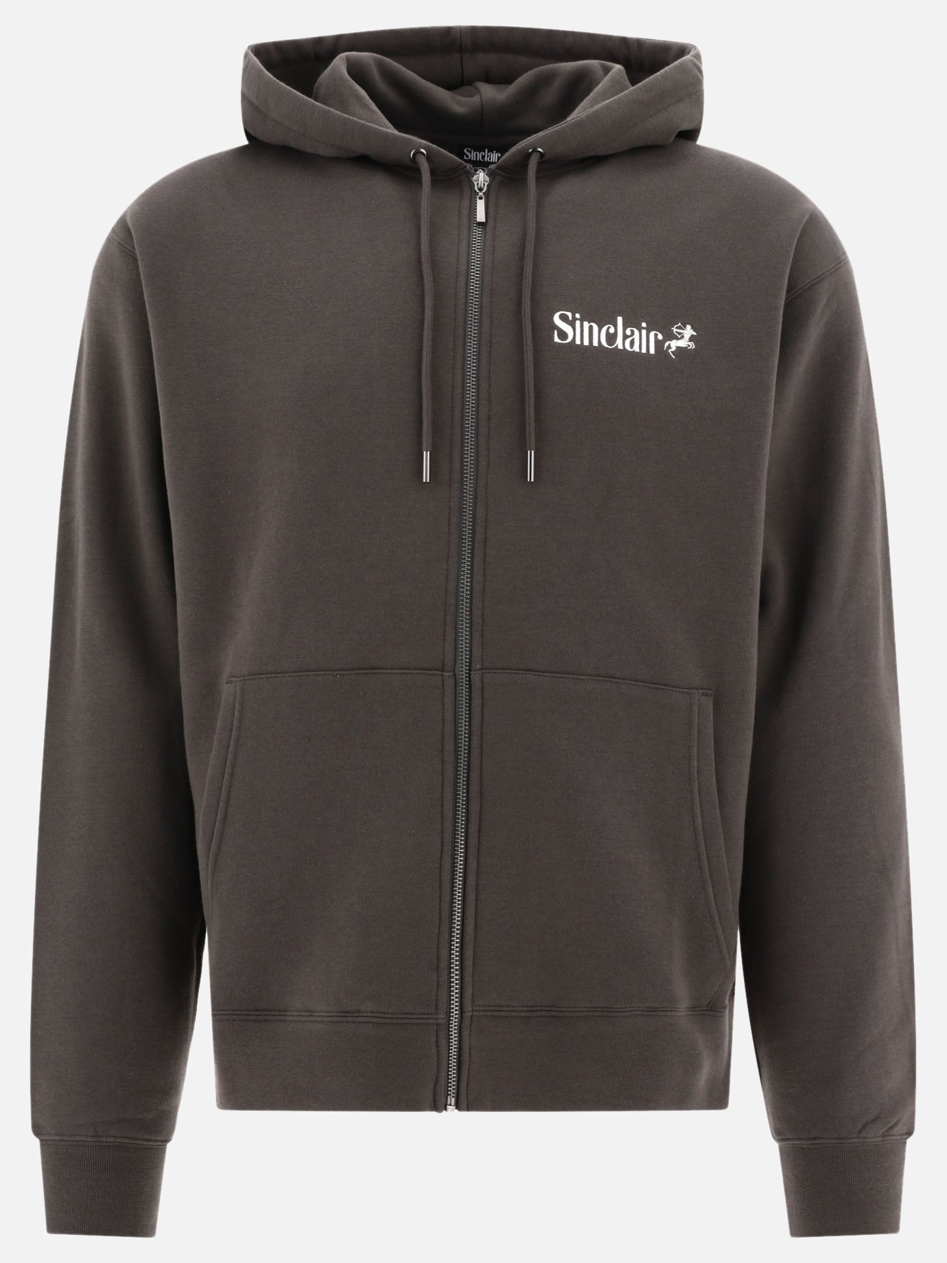 Zipped sweaters 100% cotton  Grey - Sinclair Men | PDP | VIETTI Online Store | Zoom-Modal

