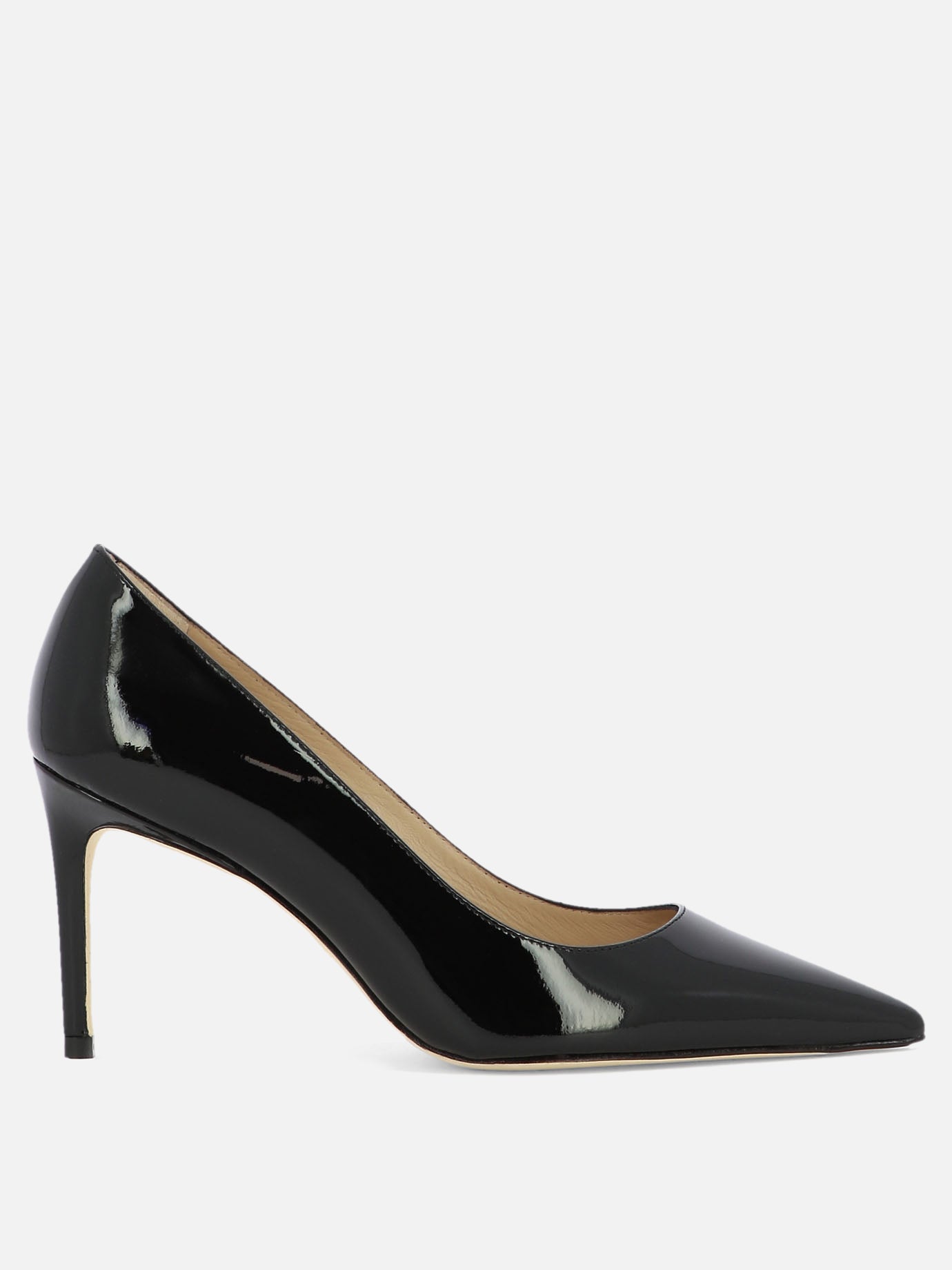 Pumps 100% pelle verniciata - 100% cuoio  Black - Stuart Weitzman Women | PDP | VIETTI Online Store | Zoom-Modal
