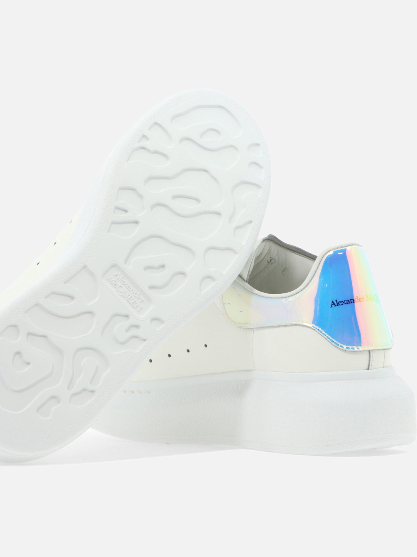Low top sneakers 100% calf leather - 100% rubber  White - Alexander McQueen Women | PDP | VIETTI Online Store | Zoom-Modal_5
