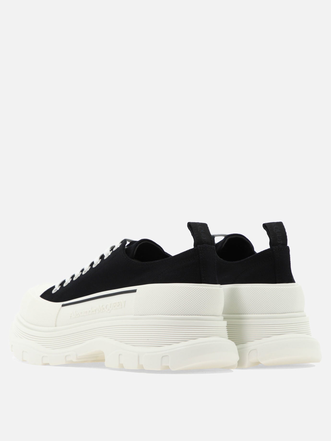 Low top sneakers 100% cotton - 100% rubber  Black - Alexander McQueen Men | PDP | VIETTI Online Store | Zoom-Modal_4
