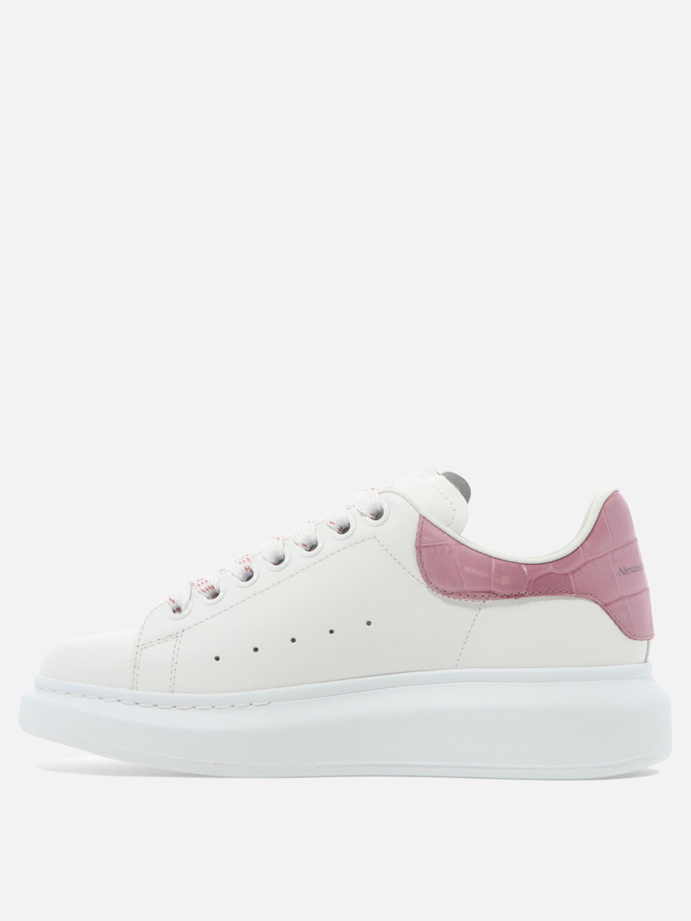 Low top sneakers 100% leather - 100% rubber  White - Alexander McQueen Women | PDP | VIETTI Online Store | thumbnail_3
