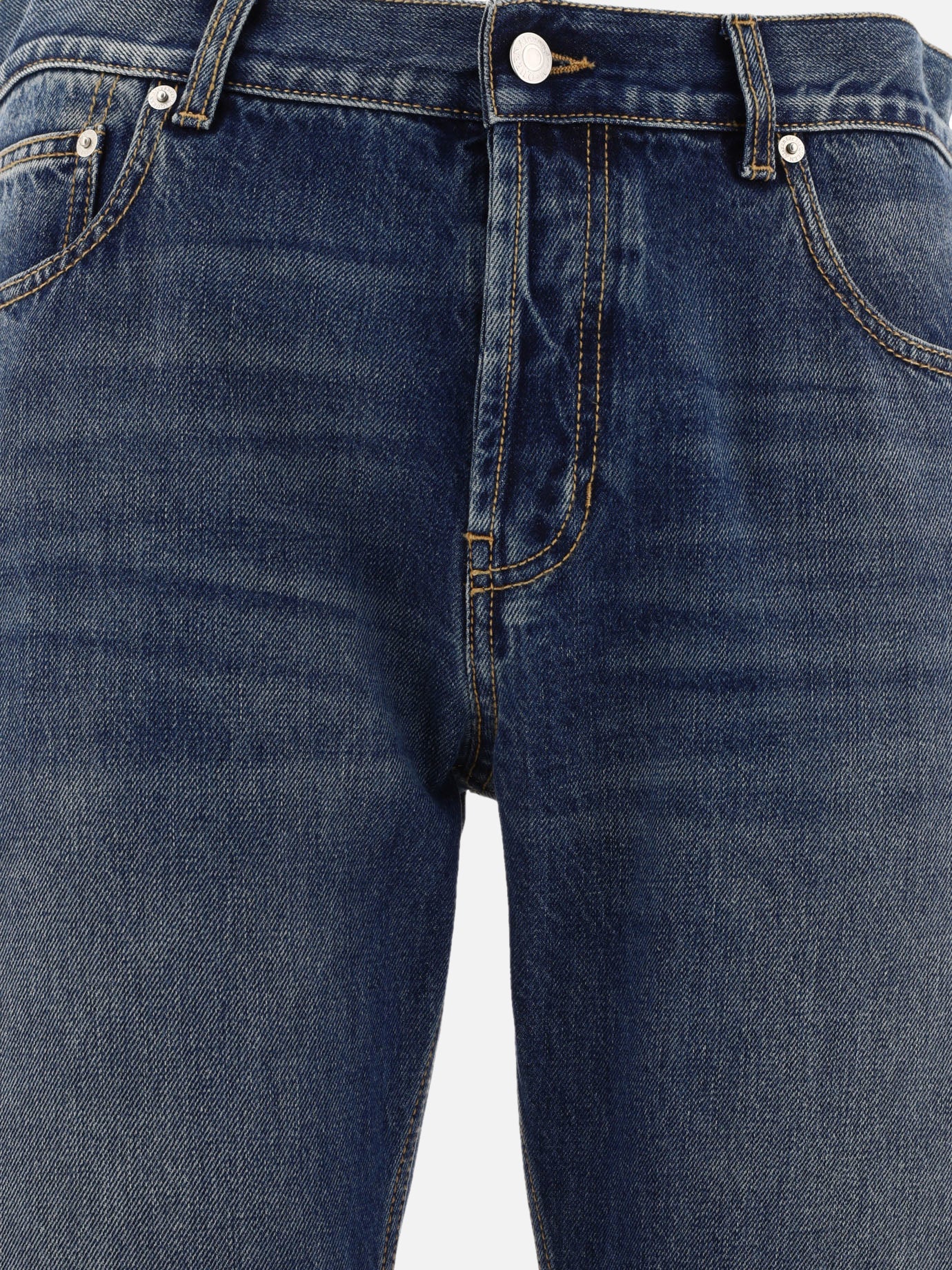 Alexander McQueen Jeans with logo detail Blue