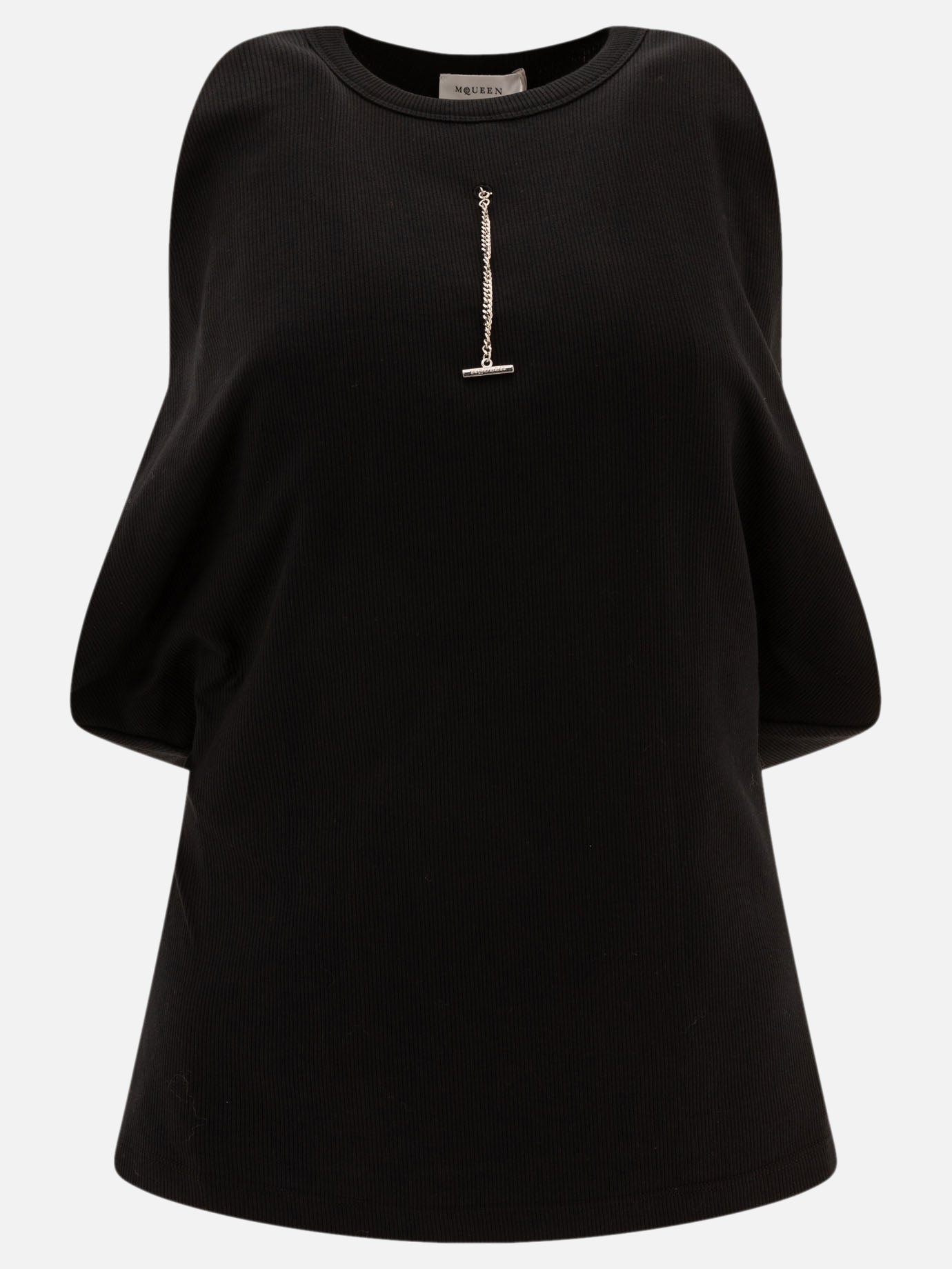 Alexander McQueen Ribbed top Black