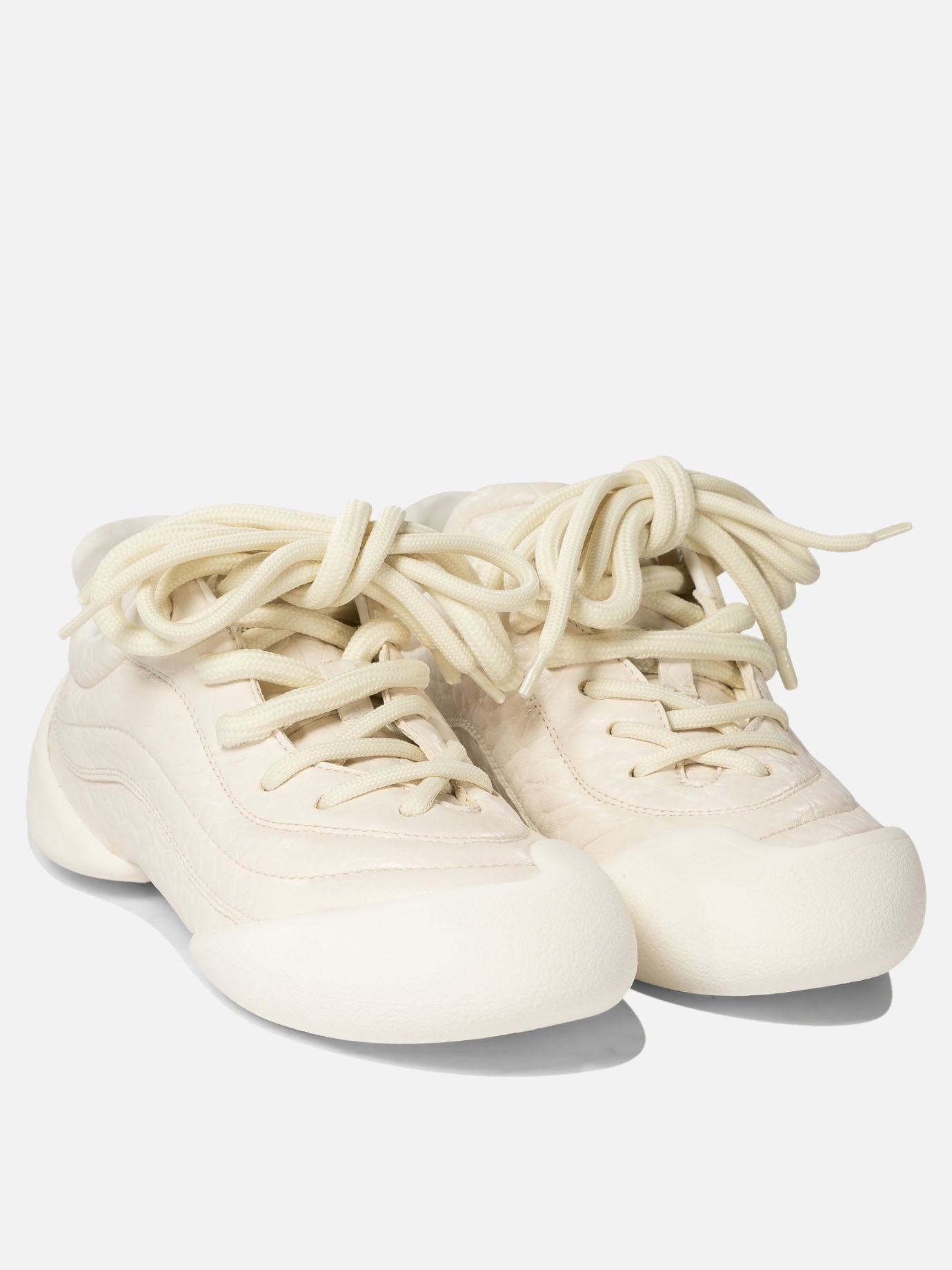 Low top sneakers 100% mutton leather - 100% rubber  White - Alexander McQueen Women | PDP | VIETTI Online Store | Zoom-Modal_2
