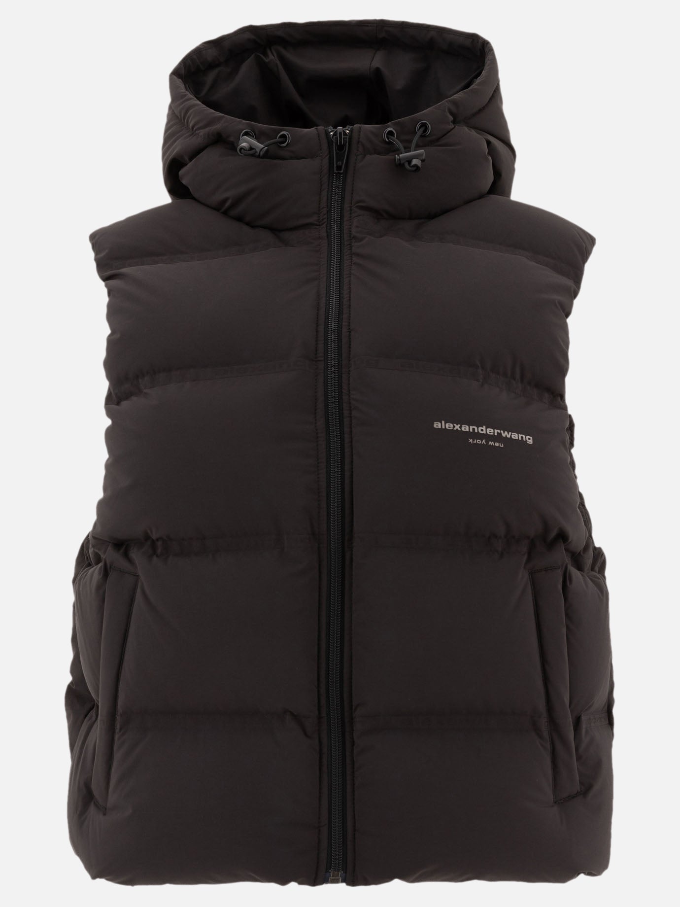Vest jackets Solid colour  Black - Alexander Wang Women | PDP | VIETTI Online Store | Zoom-Modal
