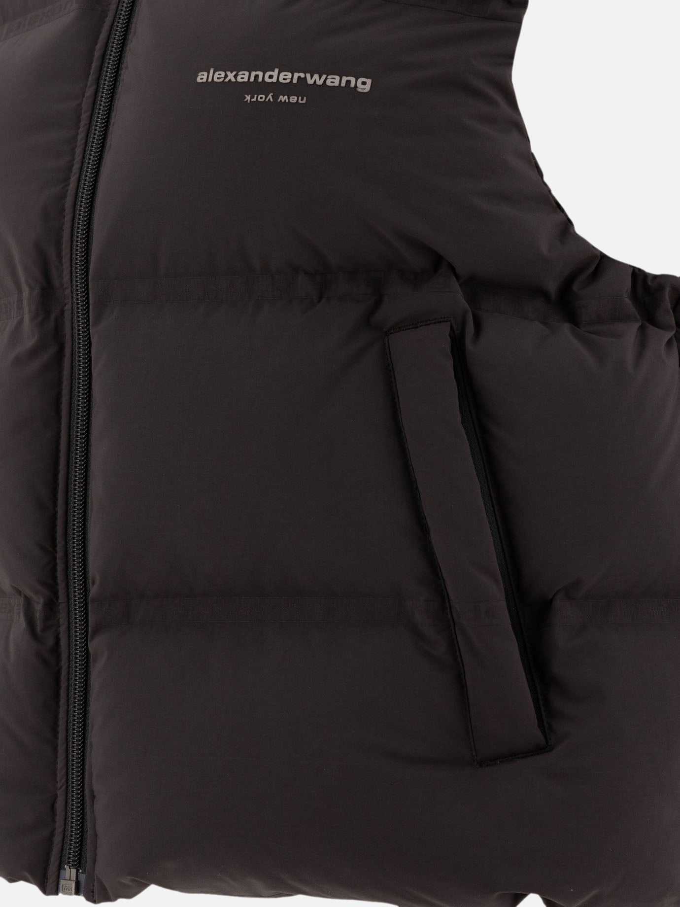 Vest jackets Solid colour  Black - Alexander Wang Women | PDP | VIETTI Online Store | thumbnail_4