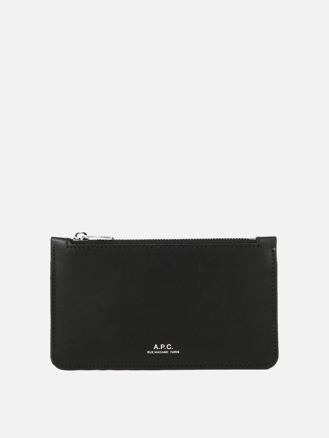 A.P.C. "Walter" zippered card holder Black