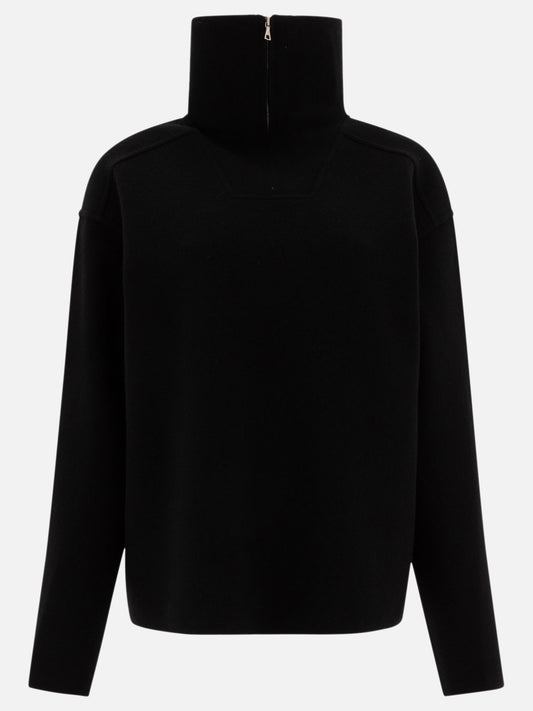 Half zip sweaters Solid colour  Black - Auralee Women | PDP | VIETTI Online Store 
