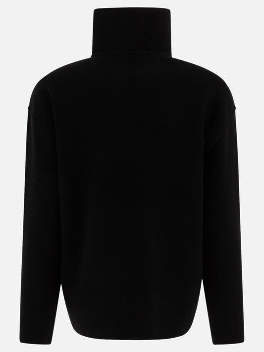 Half zip sweaters Solid colour  Black - Auralee Women | PDP | VIETTI Online Store | 2
