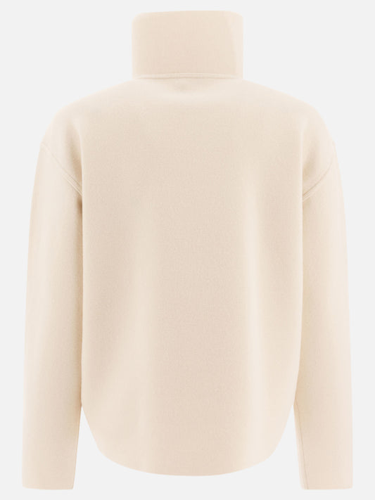 Half zip sweaters Solid colour  White - Auralee Women | PDP | VIETTI Online Store | 2
