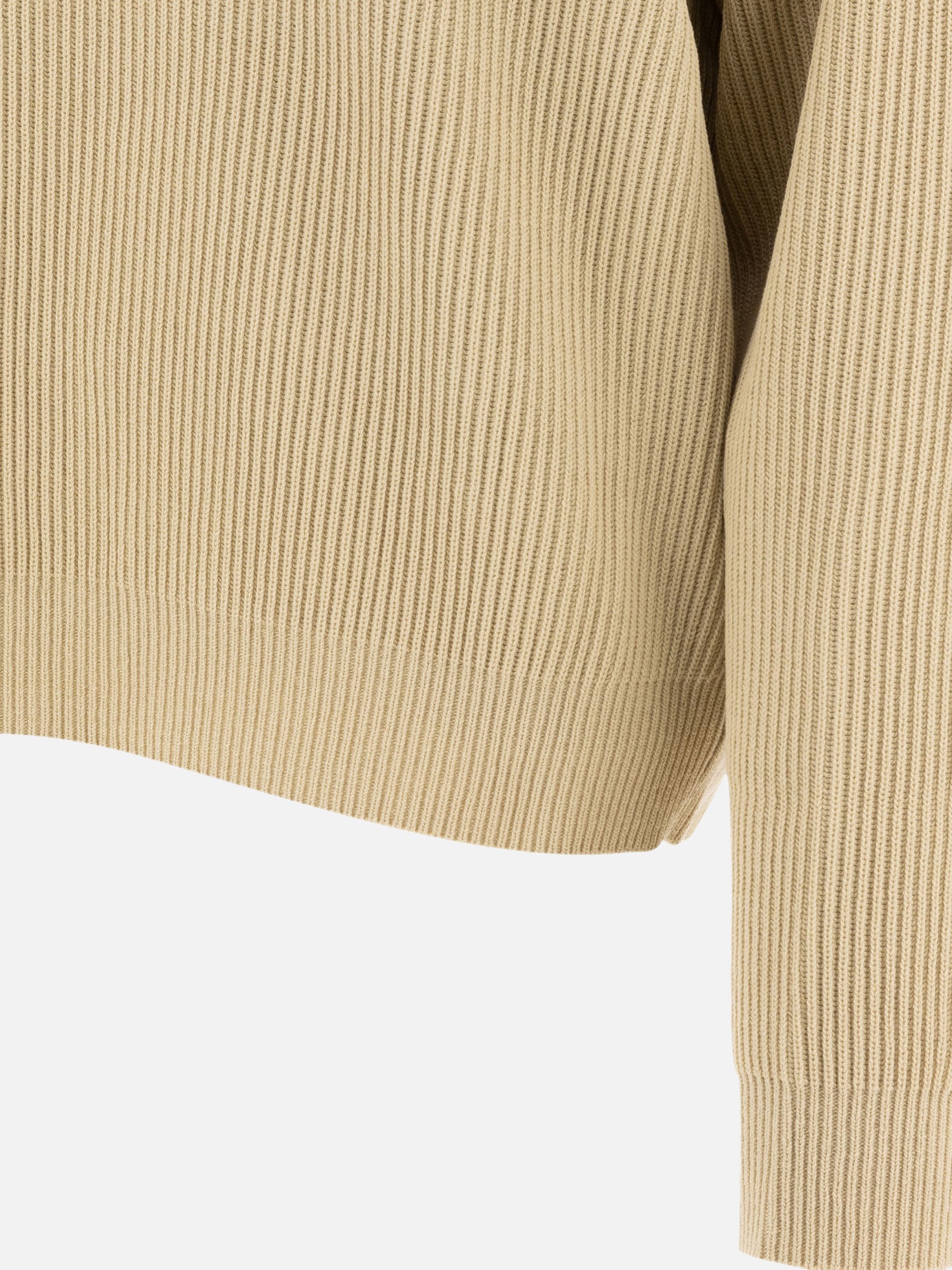 Crewneck sweaters Solid colour  Green - Auralee Women | PDP | VIETTI Online Store | thumbnail_4
