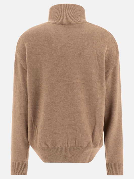 Turtleneck sweaters Solid colour  Brown - Auralee Women | PLP | VIETTI Online Store | 2
