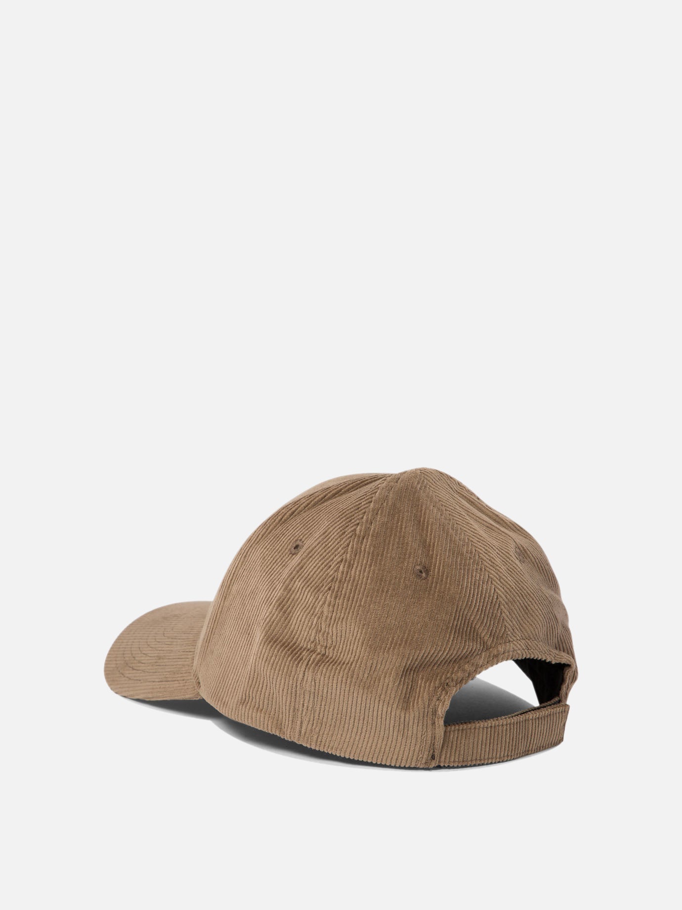 Autry Corduroy baseball cap with embroidery Brown