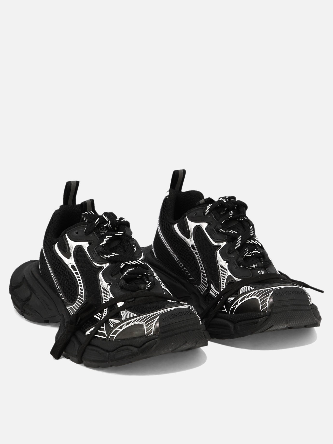 Low top sneakers 55% polyurethane 45% polyester - 100% rubber  Black - Balenciaga Men | PDP | VIETTI Online Store | Zoom-Modal_2
