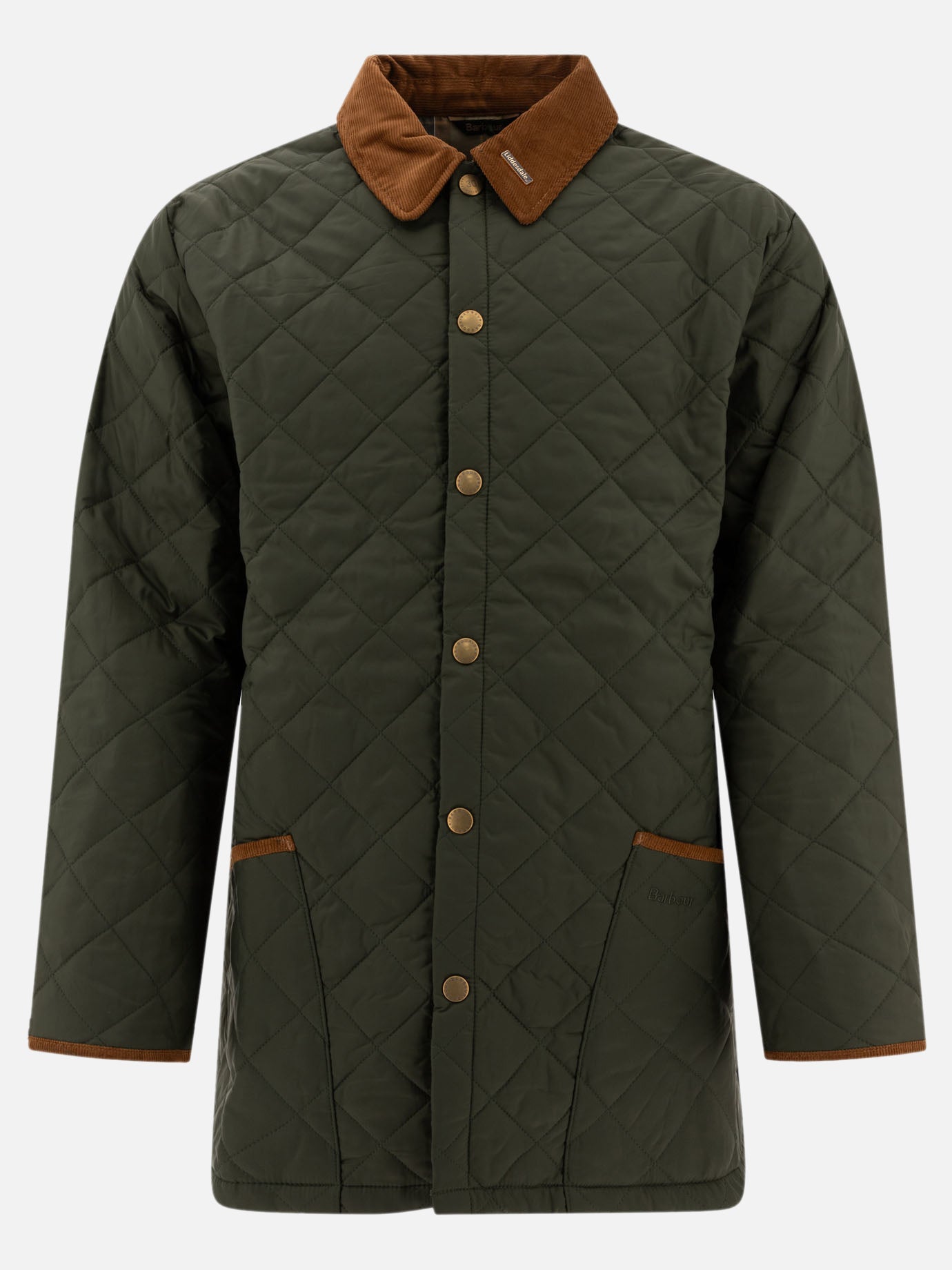 Quilted & Utility Jackets Solid colour  Green - Barbour Men | PDP | VIETTI Online Store | Zoom-Modal
