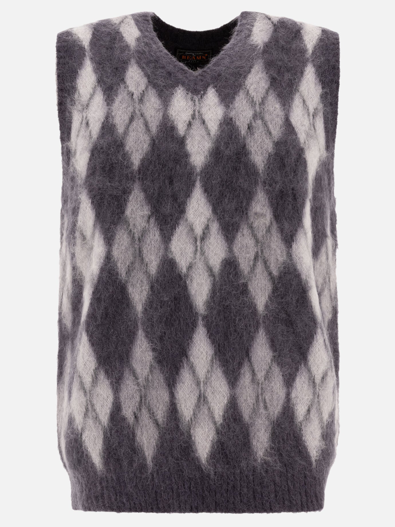 Vests Argyle  Grey - Beams Plus Men | PDP | VIETTI Online Store | thumbnail