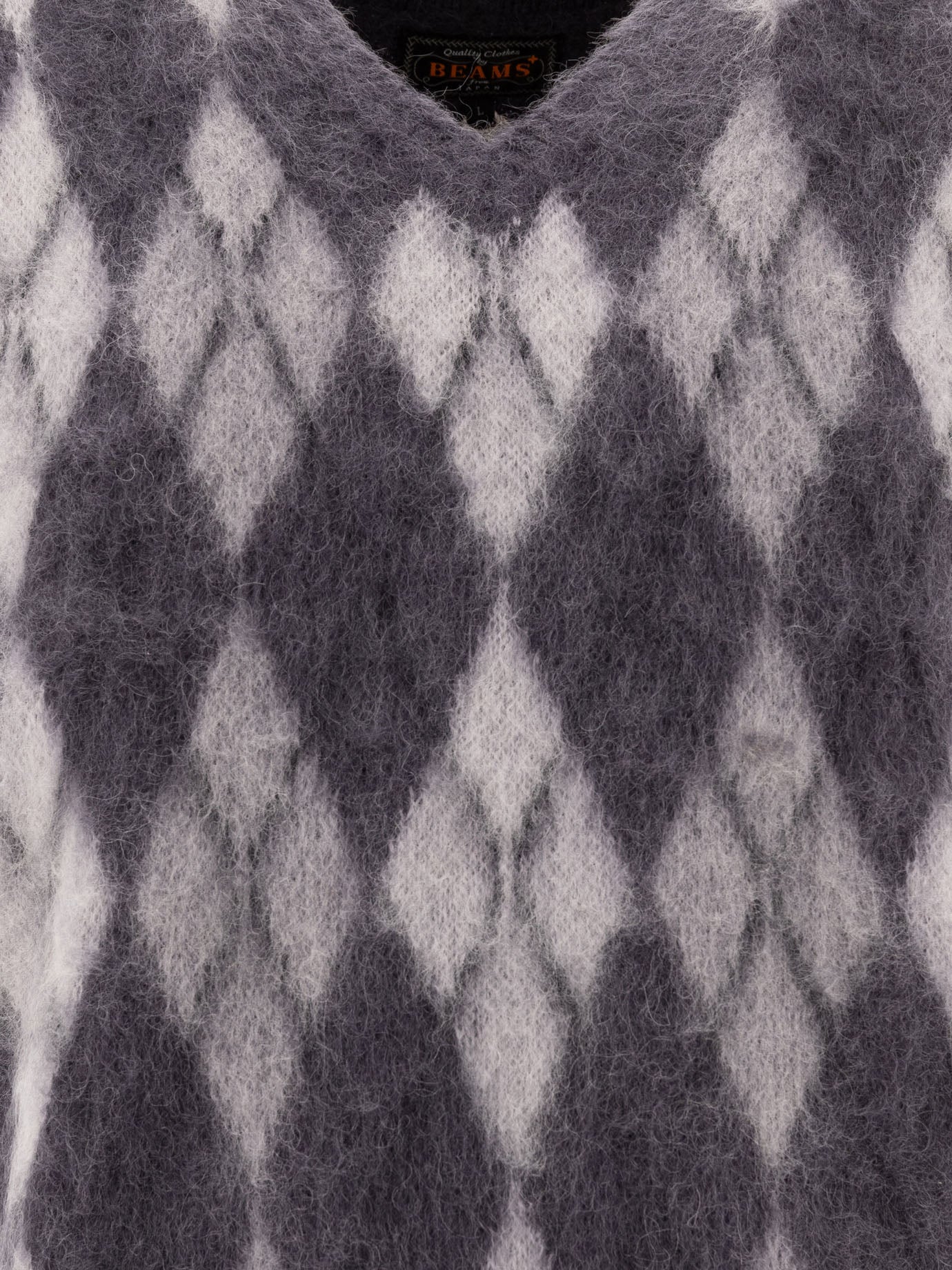 Vests Argyle  Grey - Beams Plus Men | PDP | VIETTI Online Store | thumbnail_3