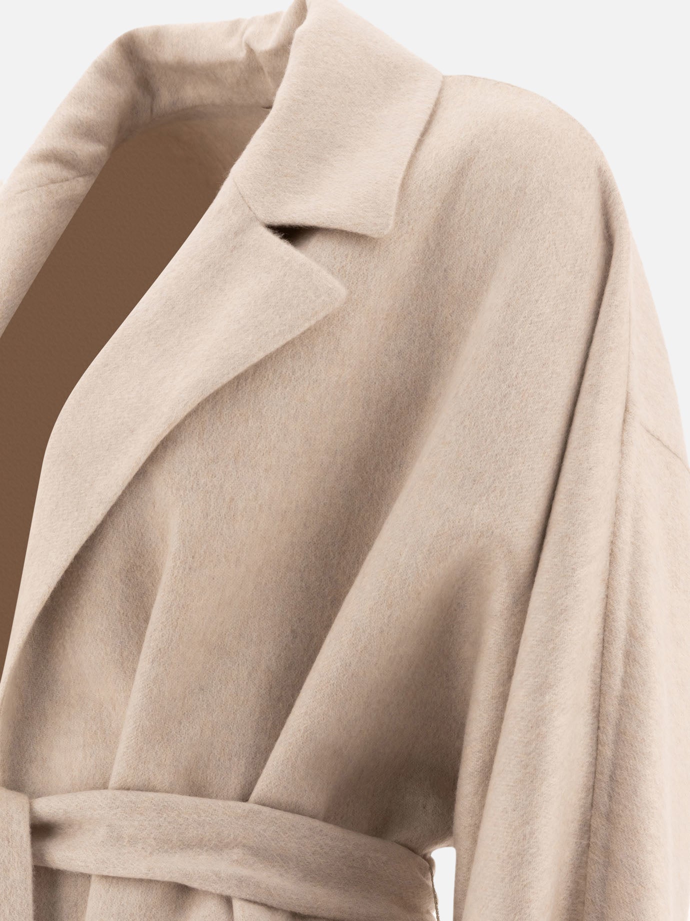 Long coats Solid colour  Beige - Brunello Cucinelli Women | PDP | VIETTI Online Store | Zoom-Modal_3
