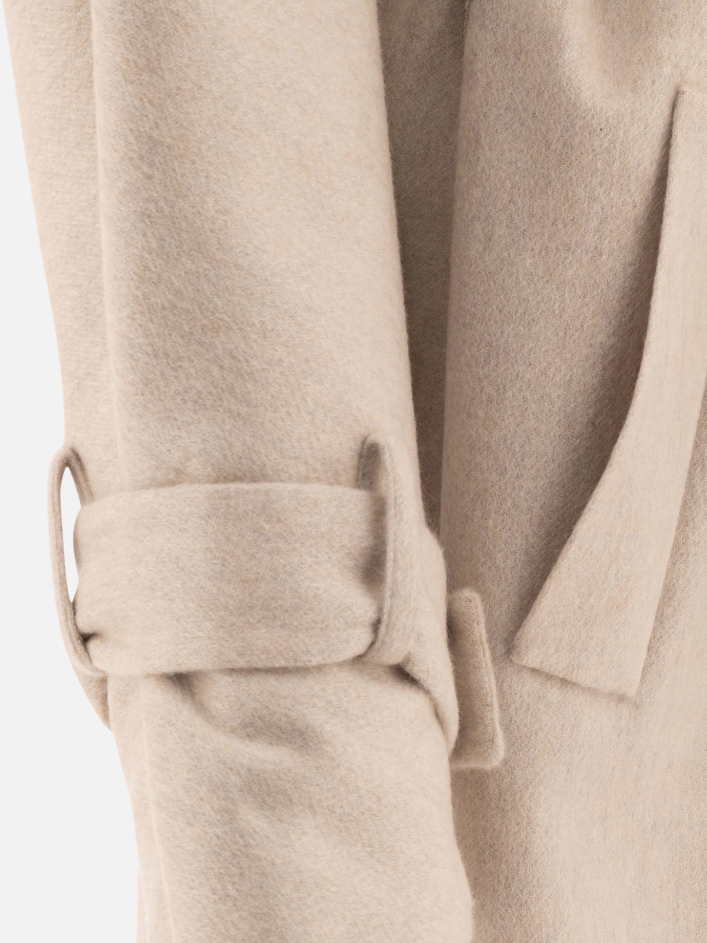 Long coats Solid colour  Beige - Brunello Cucinelli Women | PDP | VIETTI Online Store | thumbnail_4
