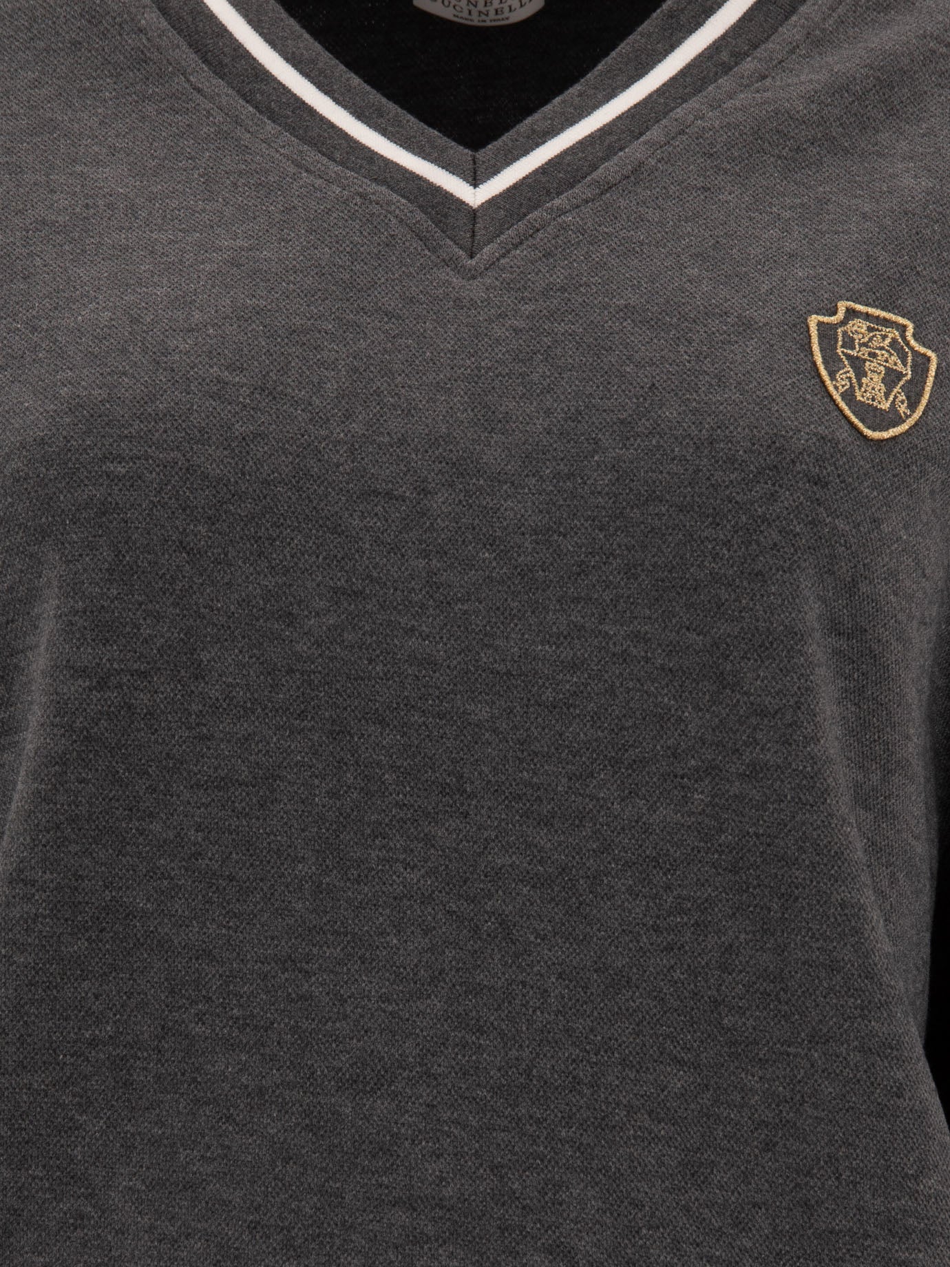 Crewnecks Solid colour  Grey - Brunello Cucinelli Women | PDP | VIETTI Online Store | thumbnail_3