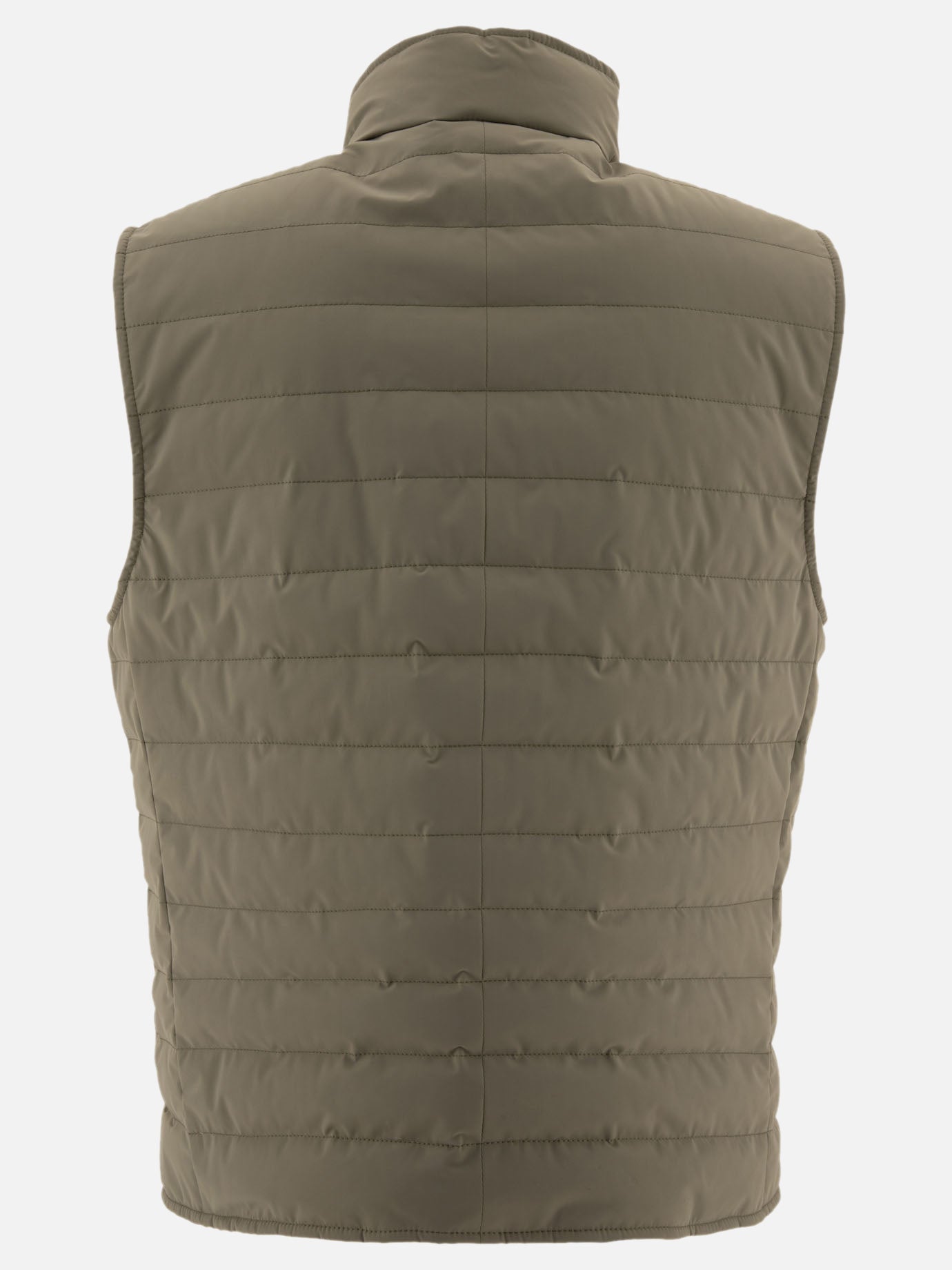 Vest jackets Solid colour  Green - Brunello Cucinelli Men | PDP | VIETTI Online Store | Zoom-Modal_2

