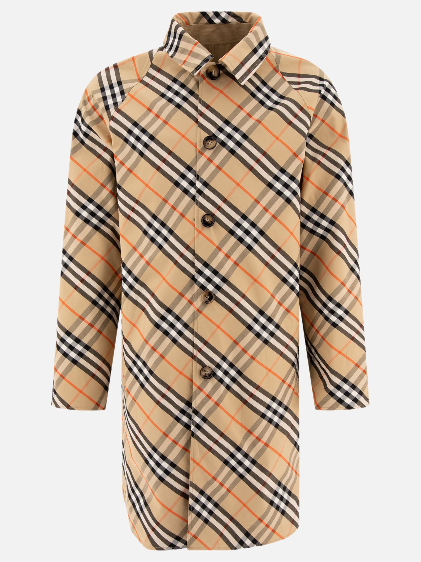 Raincoats & Trench coats Solid colour  Beige - Burberry Men | PDP | VIETTI Online Store | thumbnail_2