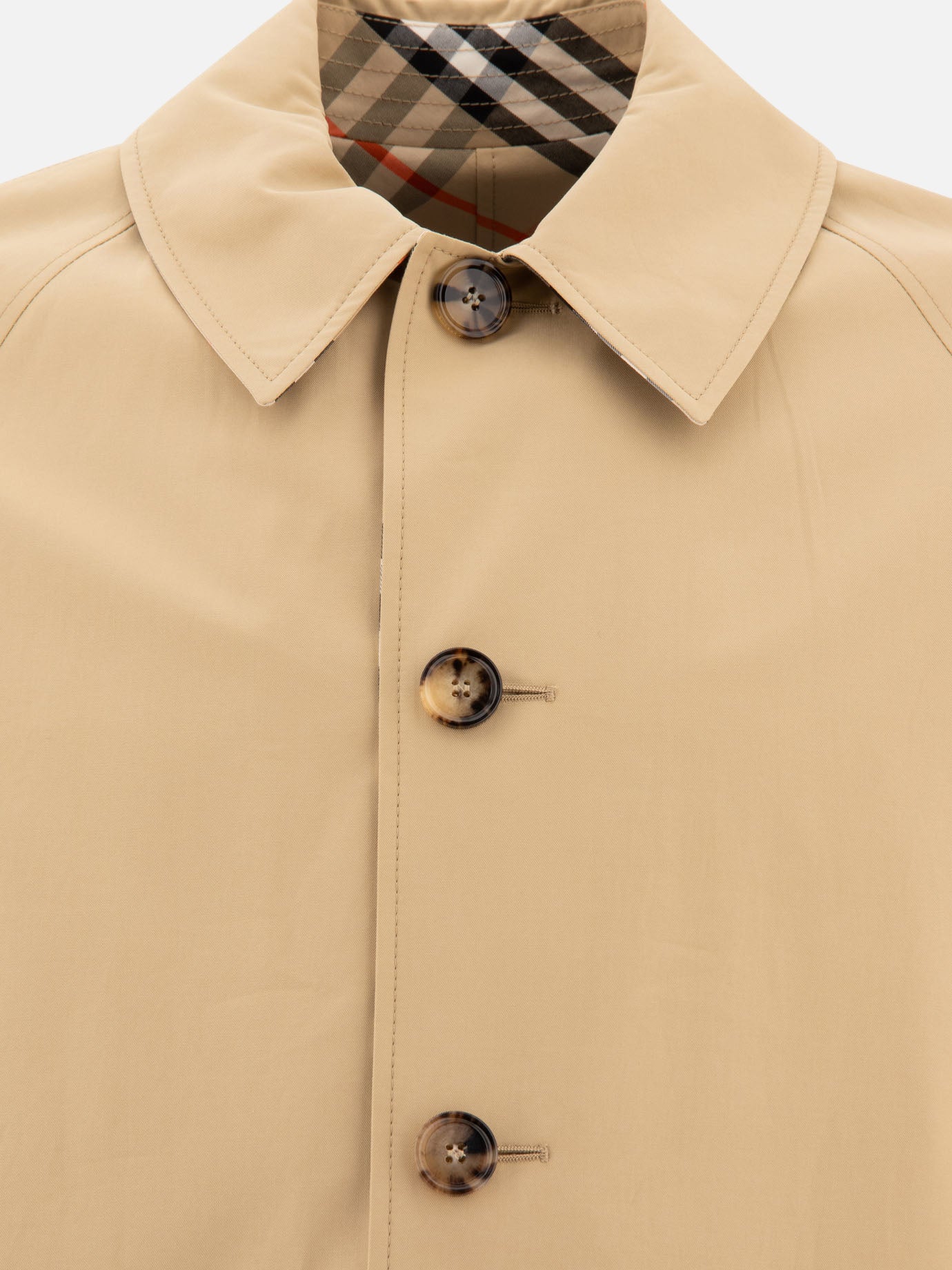 Raincoats & Trench coats Solid colour  Beige - Burberry Men | PDP | VIETTI Online Store | thumbnail_5