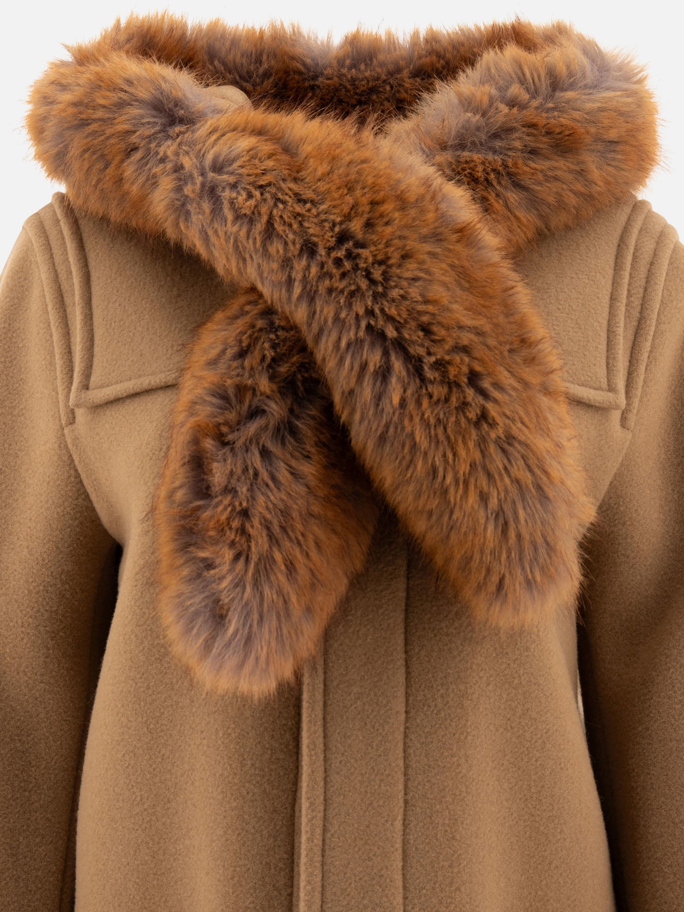 Long coats Solid colour  Beige - Burberry Women | PDP | VIETTI Online Store | Zoom-Modal_3
