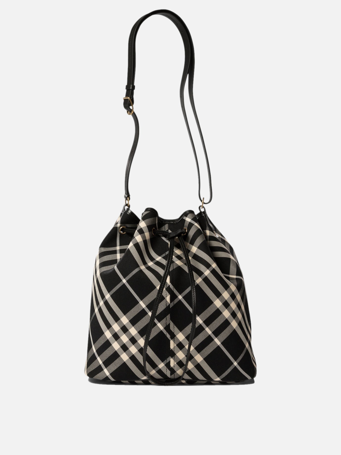 Burberry "Medium Check" bucket bag Black