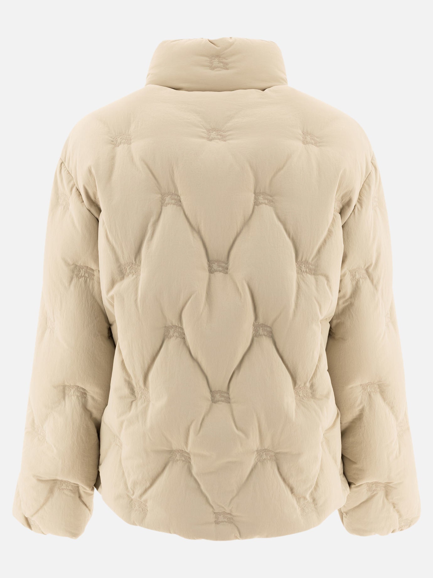 Burberry "EKD" nylon puffer jacket Beige