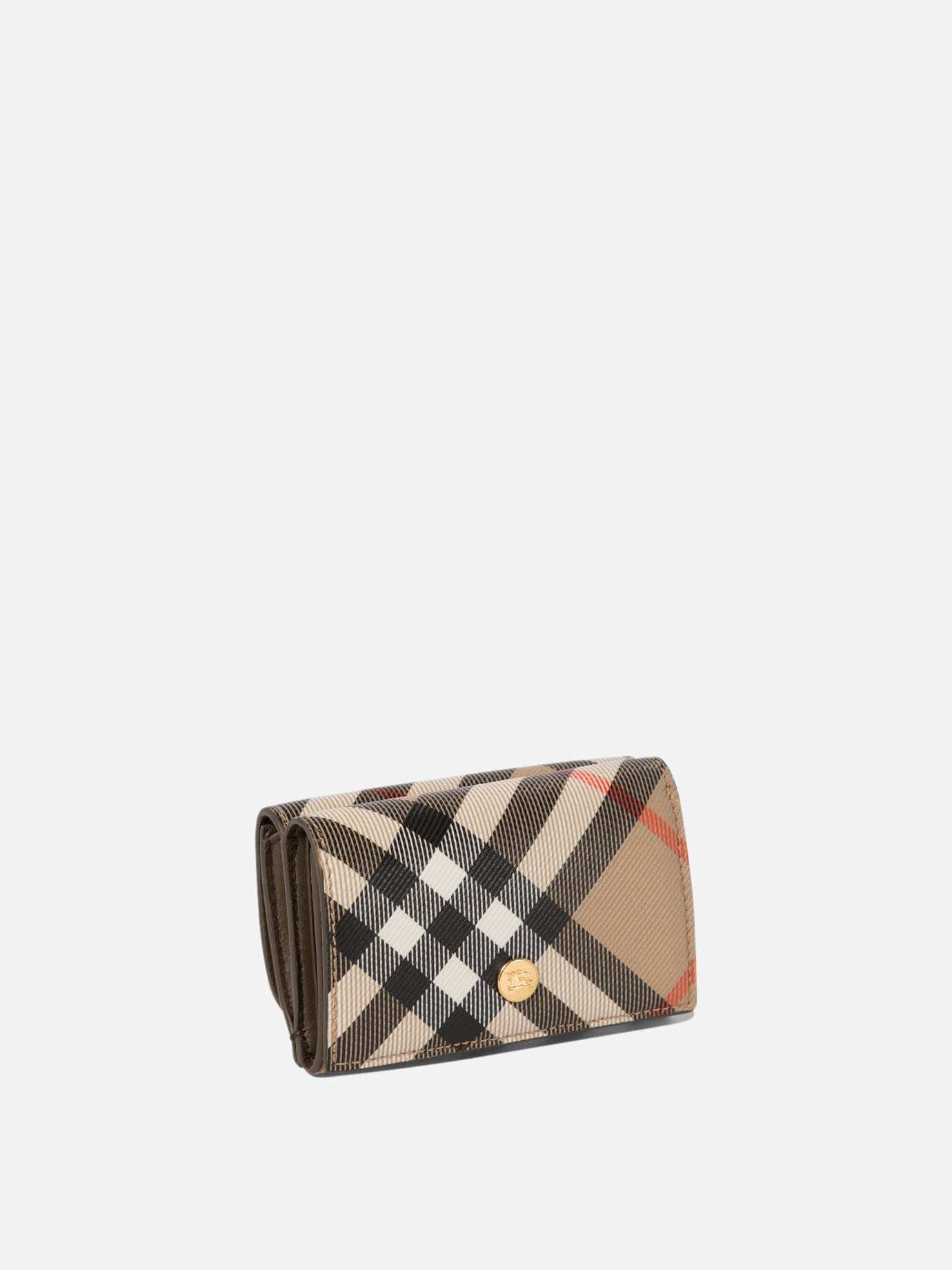 Burberry "Check" compact wallet Beige