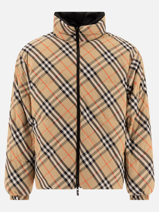Down jackets Check  Beige - Burberry Men | PLP | VIETTI Online Store 
