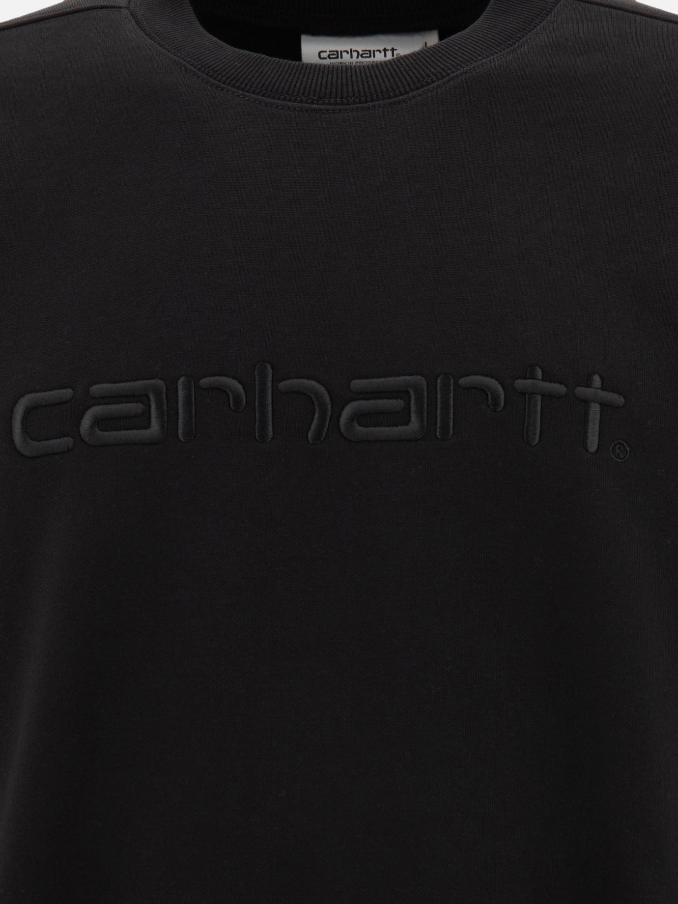 Sweatshirt with embroidered logo