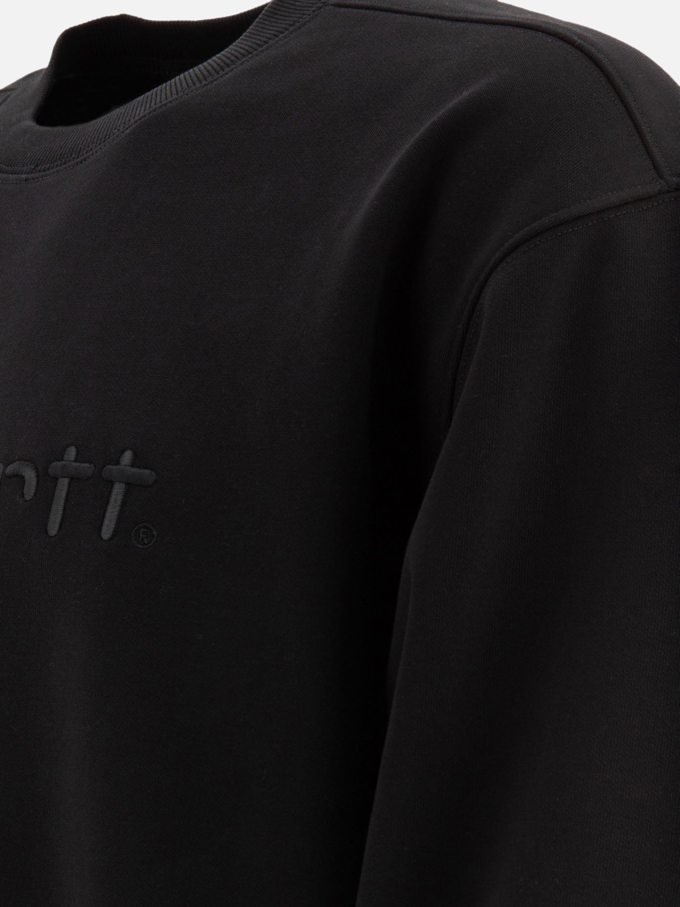 Carhartt WIP Sweatshirt with embroidered logo Black