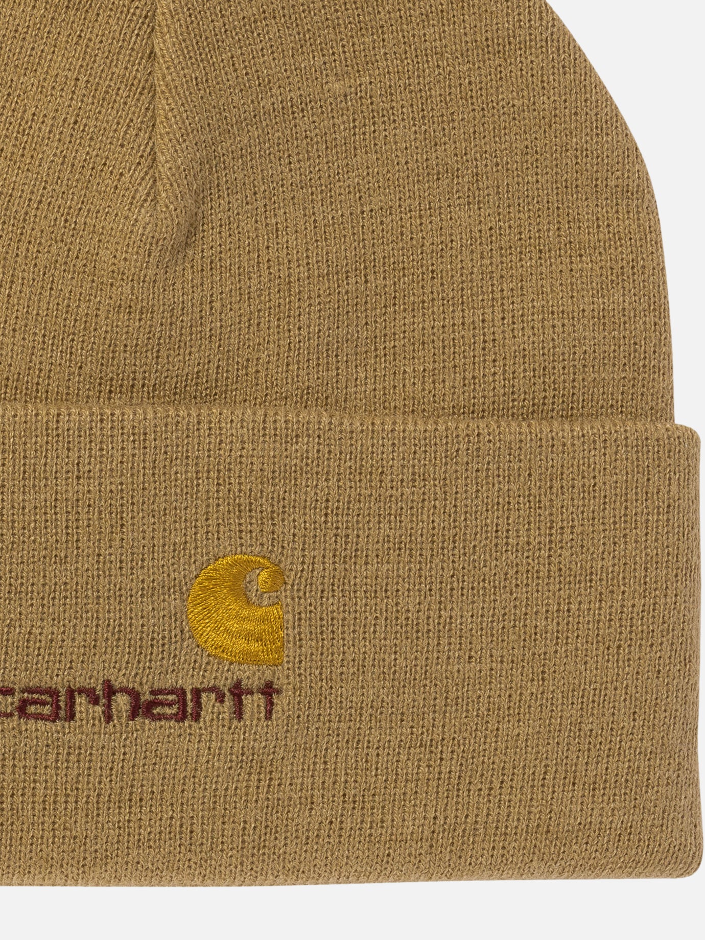 Carhartt WIP "American Script" beanie Beige