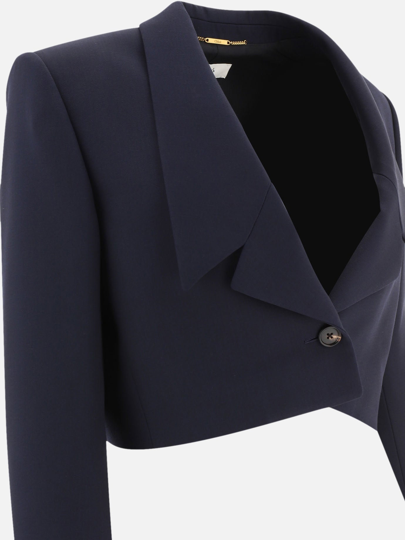 Blazers Solid colour  Blue - Chloé Women | PDP | VIETTI Online Store | Zoom-Modal_4
