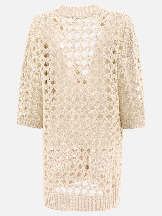 Cardigans Textured knit  Beige - Brunello Cucinelli Women | PLP | VIETTI Online Store | 2
