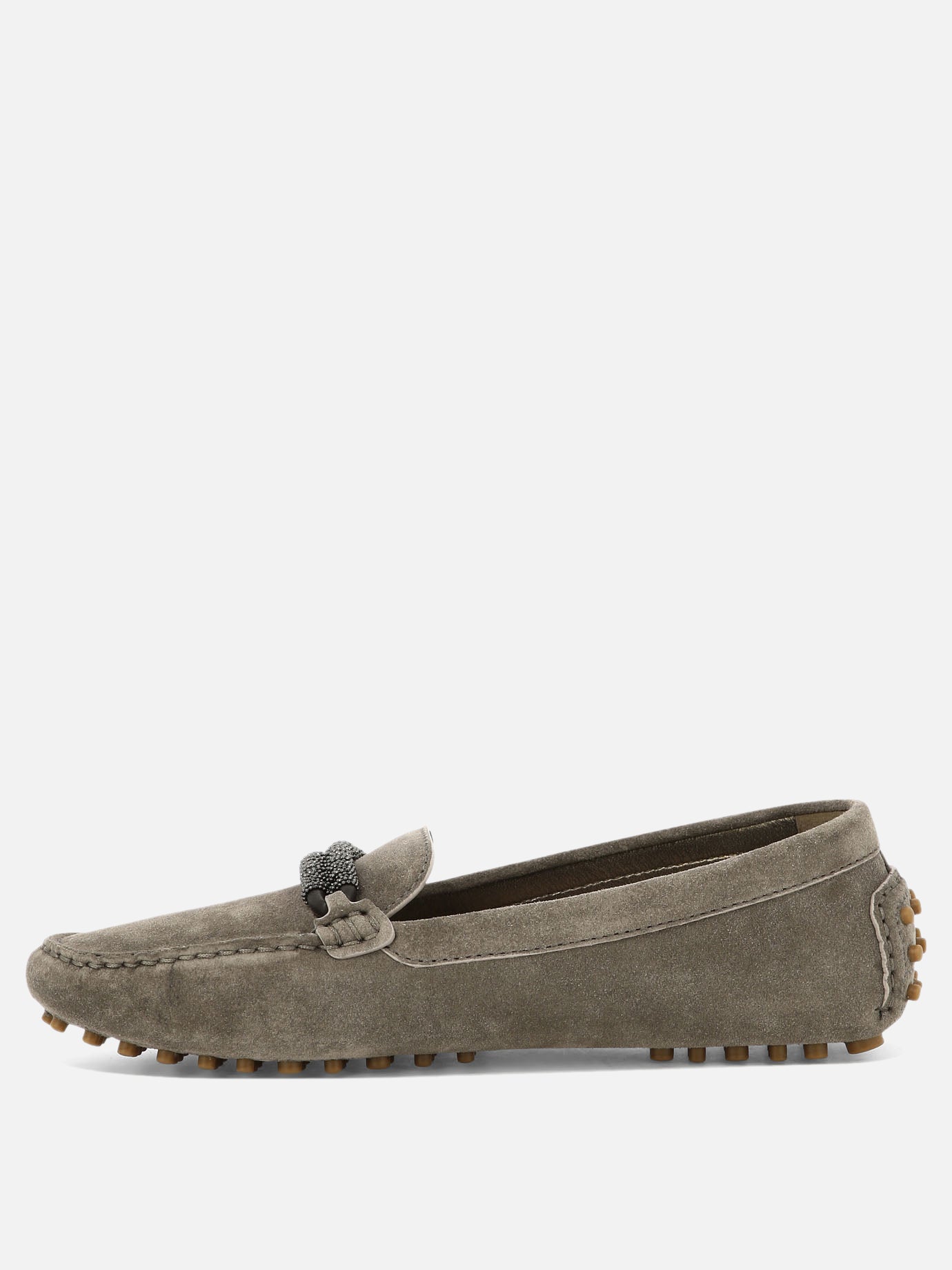 Loafers 100% suede - 100% rubber  Brown - Brunello Cucinelli Women | PDP | VIETTI Online Store | Zoom-Modal_3
