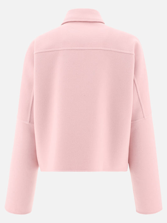 Overshirt jackets Solid colour  Pink - Jil Sander Women | PLP | VIETTI Online Store | 2
