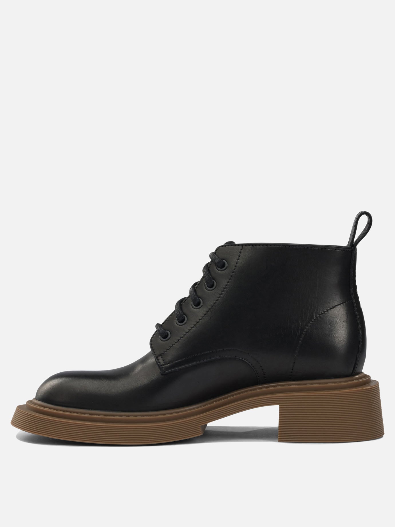 Lace-up boots 100% calf leather - 100% rubber  Black - Loewe Men | PDP | VIETTI Online Store | Zoom-Modal_3
