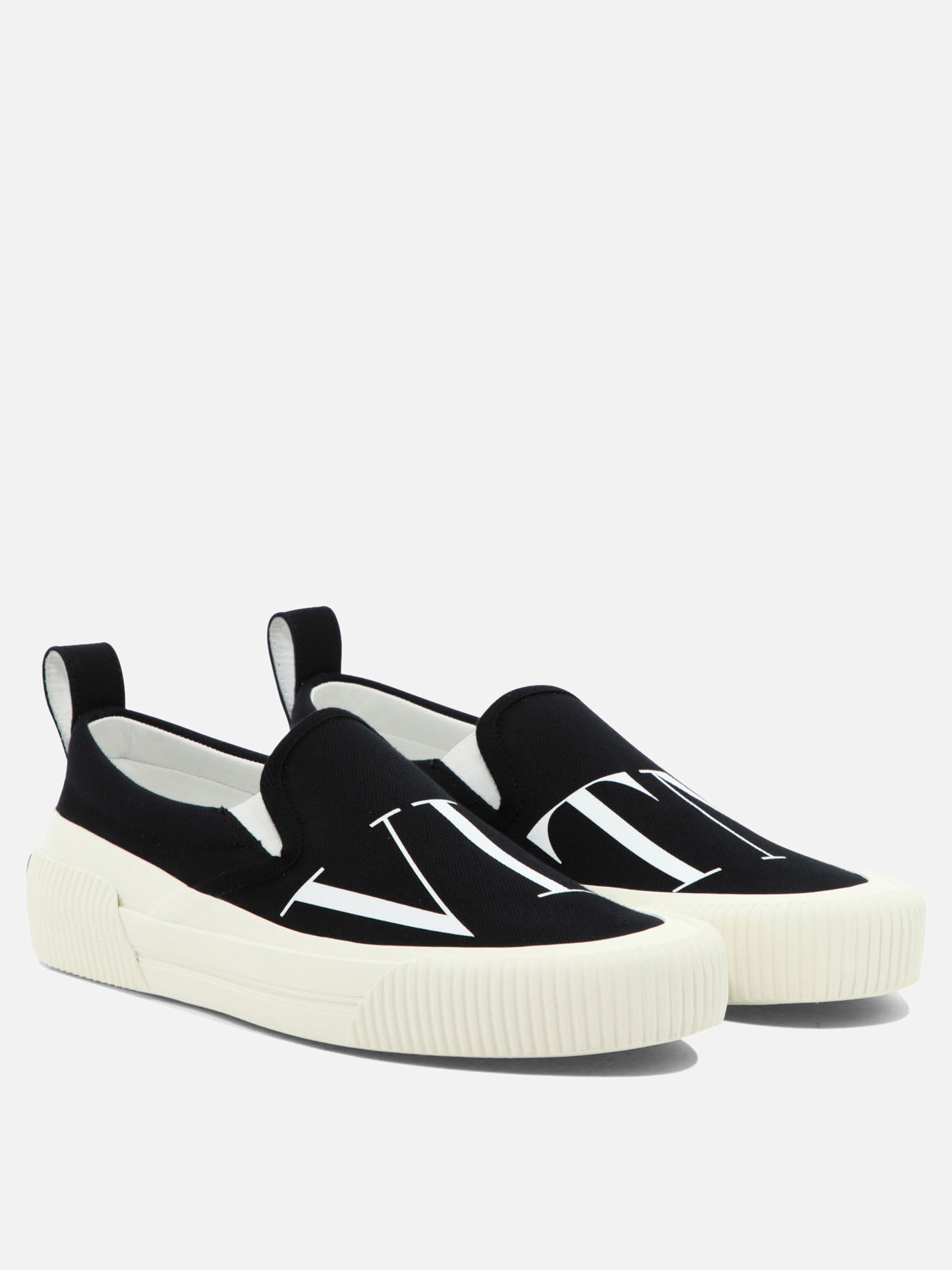 Low top sneakers 100% cotone - 100% gomma  Black - Valentino Garavani Men | PDP | VIETTI Online Store | Zoom-Modal_2
