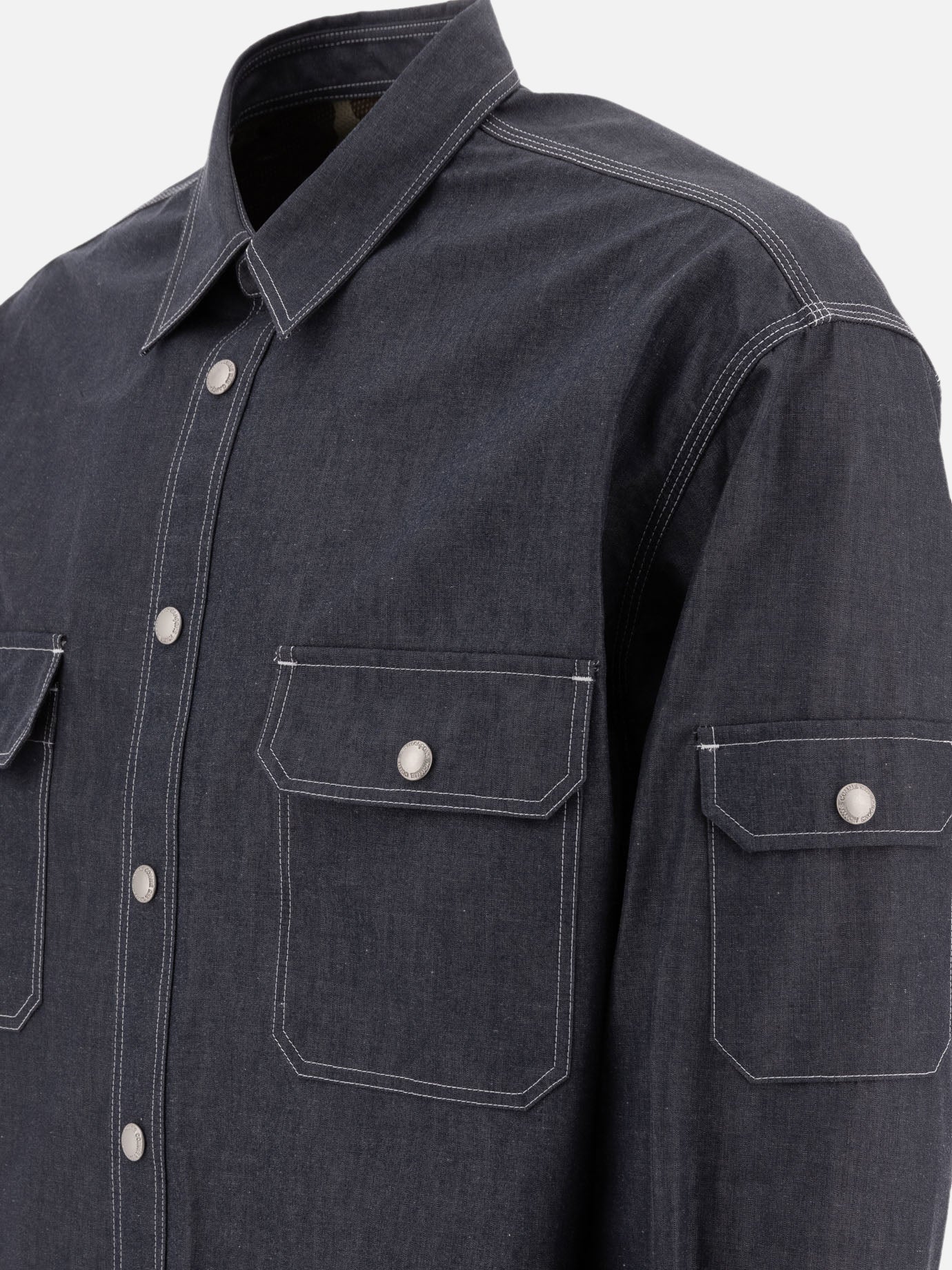 Comme Des Garçons Homme Denim overshirt Blue