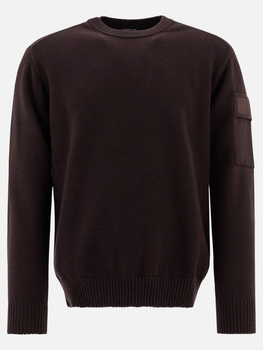 C.P. Company "The Metropolis Series" extrafine merino wool sweater Brown