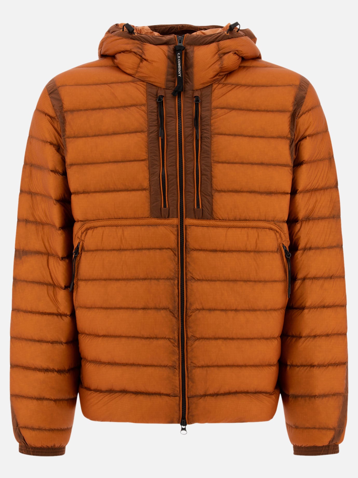 Down jackets Solid colour  Orange - C.P. Company Men | PDP | VIETTI Online Store | Zoom-Modal
