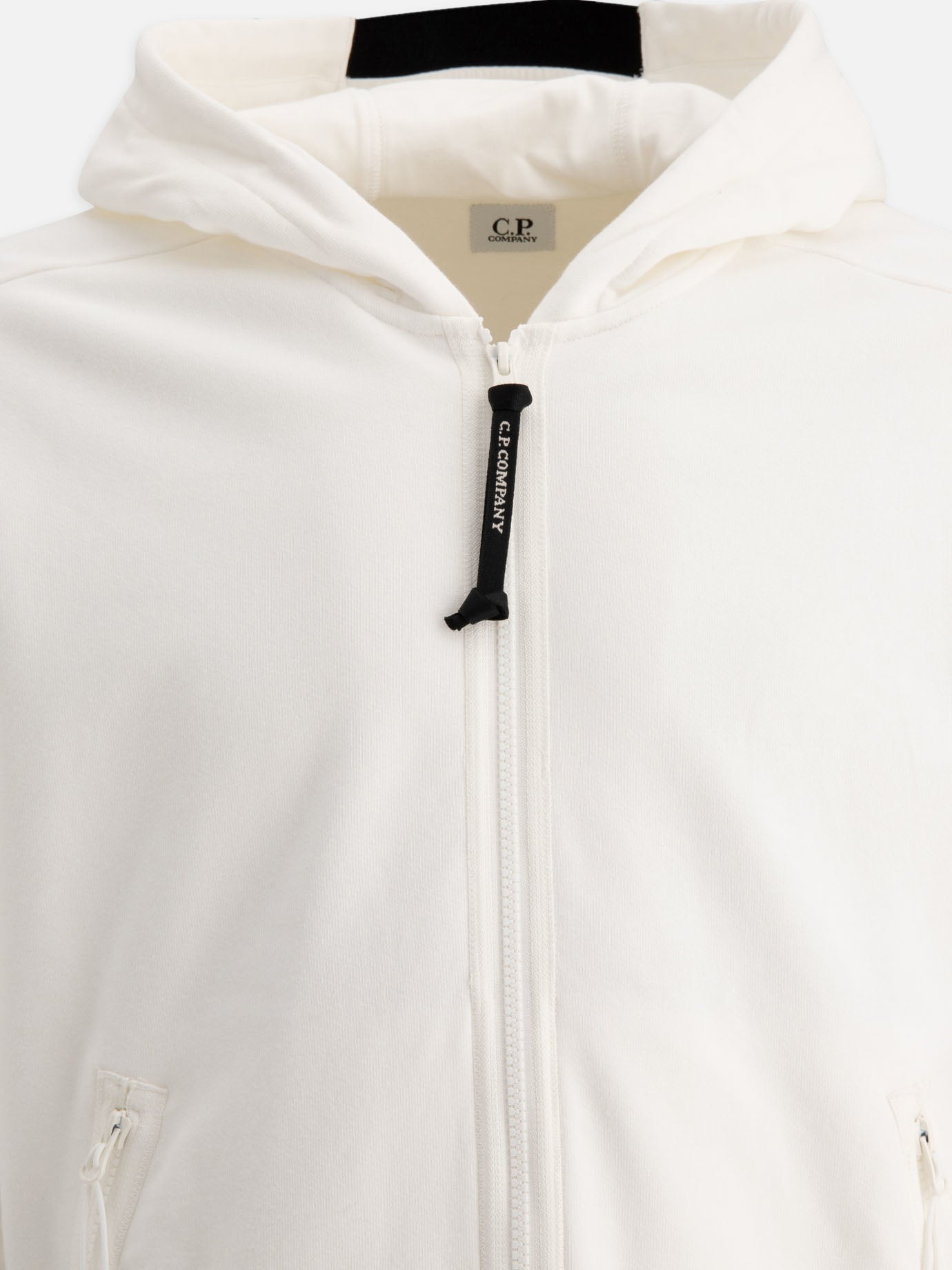 Full zip sweatshirts Solid colour  White - C.P. Company Men | PDP | VIETTI Online Store | Zoom-Modal_3
