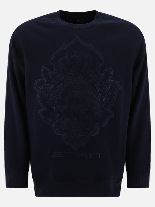 Sweatshirt with embroidered logo