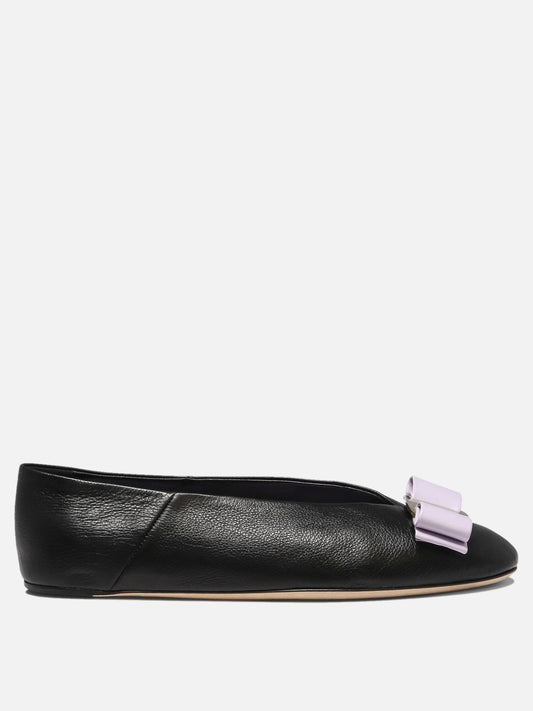 Ferragamo "Vanna" ballet flats Black